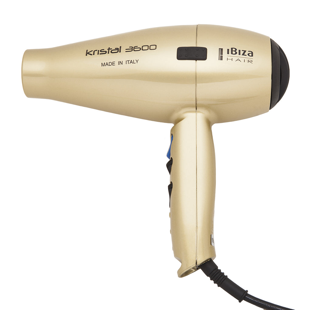 WHY YOU NEED THE IBIZA HAIR KRISTAL 3600 GOLD HAIR DRYER