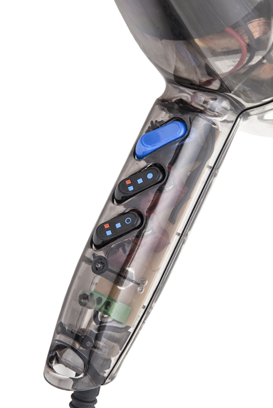 Ibiza Hair Dryer 3600 Translucent Grey